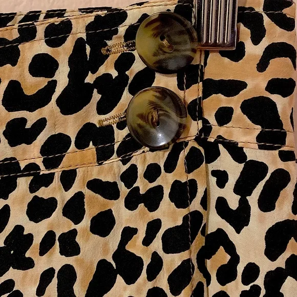 Faithful the Brand Valois Leopard Print Midi Skirt Size 8 - Picture 3 of 10